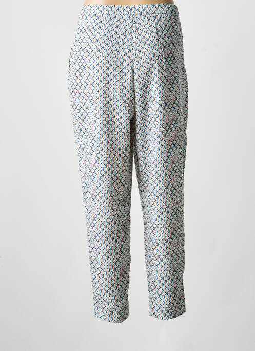Pantalon droit coupe carotte taille haute vert MOLLY BRACKEN femme