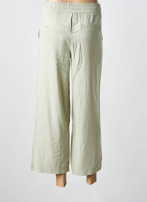 Pantalon 7/8 tissage popeline taille normale vert STREET ONE femme