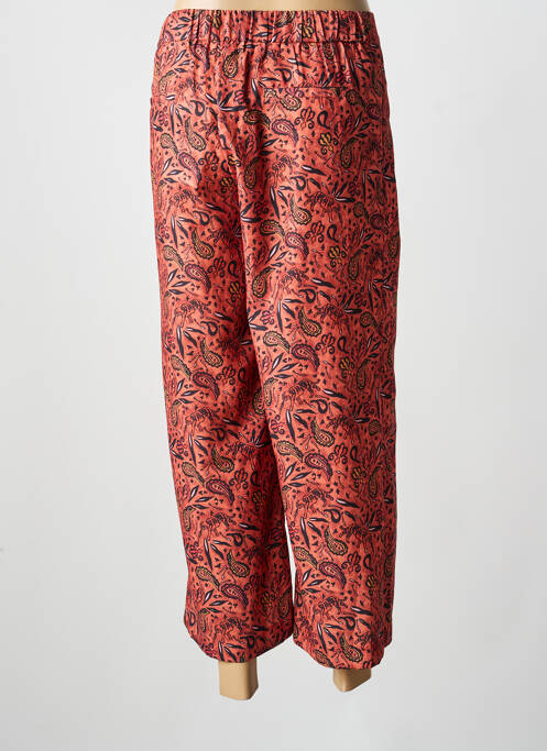 Pantalon 7/8 taille élastique taille normale orange CHATTAWAK femme