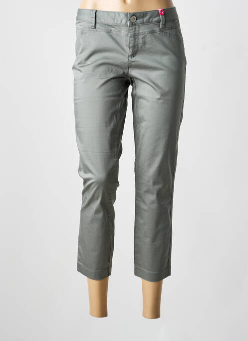 Pantacourt stretch taille basse vert STREET ONE femme