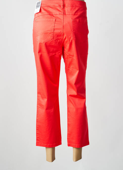 Pantalon 7/8 stretch taille normale orange STREET ONE femme