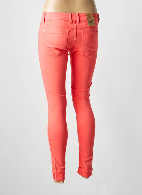 Jeans coupe slim taille basse taille basse rose KAPORAL femme