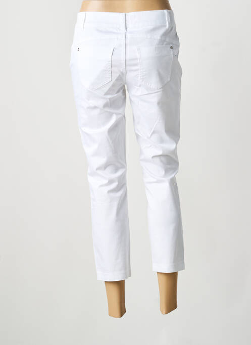 Jeans coupe slim stretch taille basse blanc STREET ONE femme