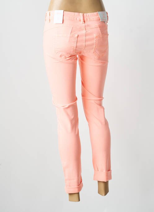 Jeans skinny stretch taille basse orange REDSKINS femme