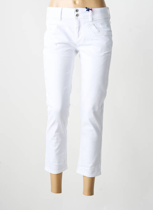 Jeans coupe slim taille basse taille basse blanc STREET ONE femme