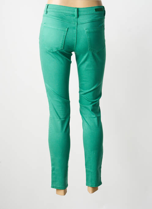 Pantalon 7/8 stretch taille normale vert GEISHA femme