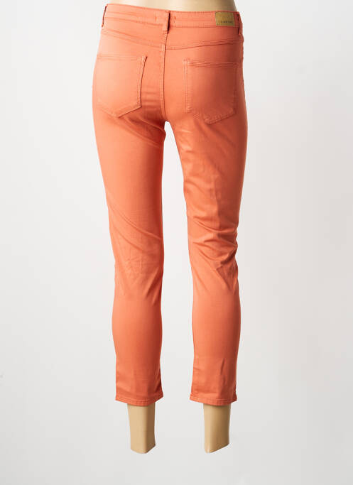 Pantalon 7/8 stretch taille normale orange KANOPE femme