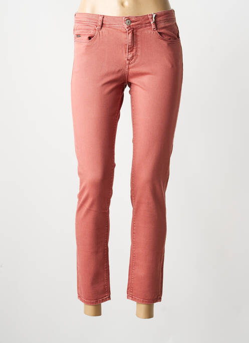 Jeans coupe slim taille basse taille basse rose KANOPE femme