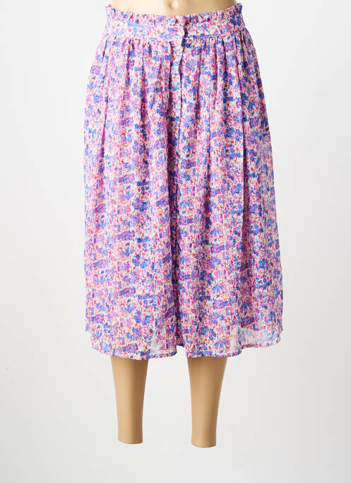 Jupe mi-longue taille normale rose MOLLY BRACKEN femme
