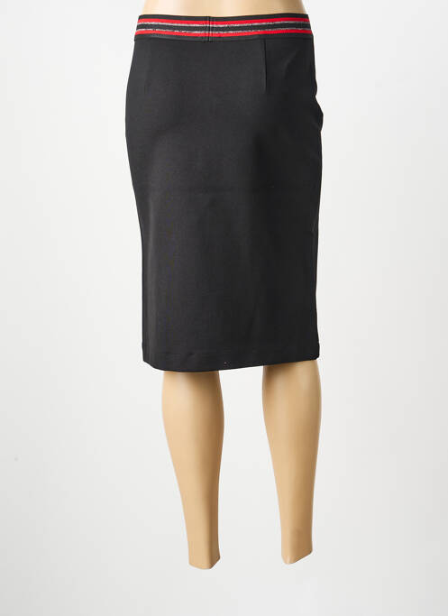 Jupe mi-longue taille haute noir STREET ONE femme