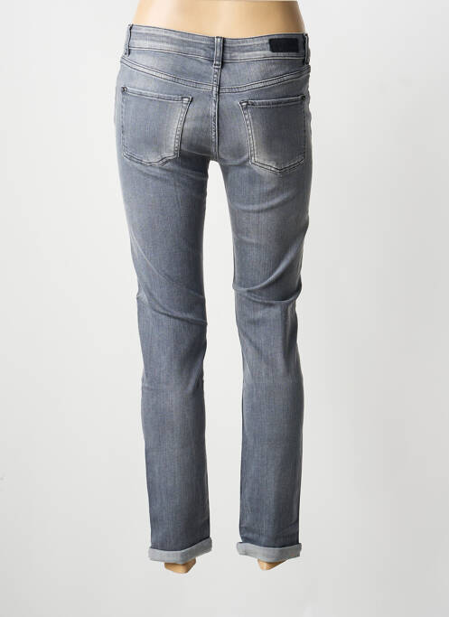 Jeans coupe slim gris SCHOOL RAG femme