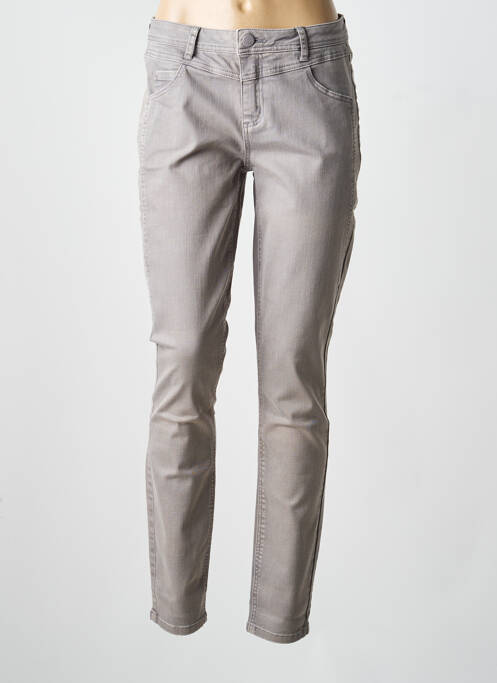 Jeans coupe slim gris STREET ONE femme
