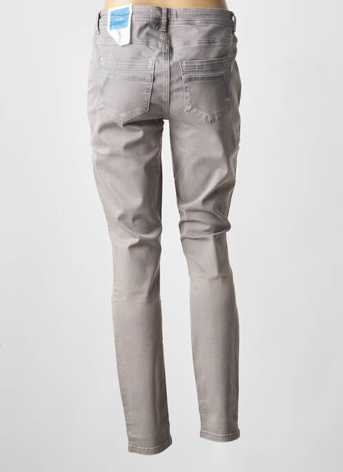 Jeans coupe slim gris STREET ONE femme
