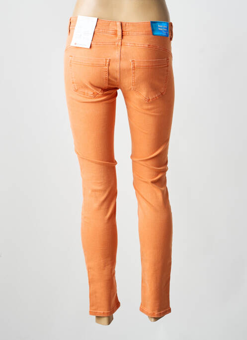 Jeans coupe slim orange STREET ONE femme