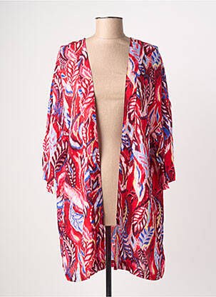 Veste kimono col v rouge STREET ONE femme