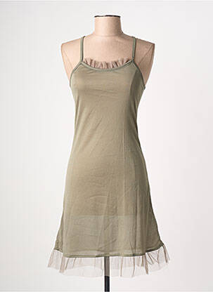 Jupon /fond de robe stretch vert MOLLY BRACKEN femme