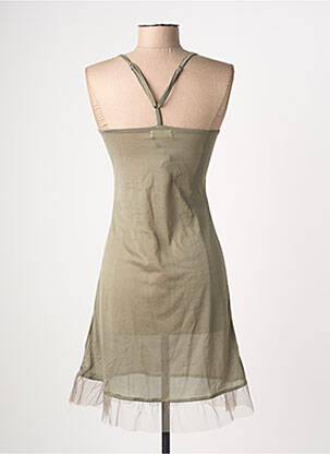 Jupon /fond de robe stretch vert MOLLY BRACKEN femme