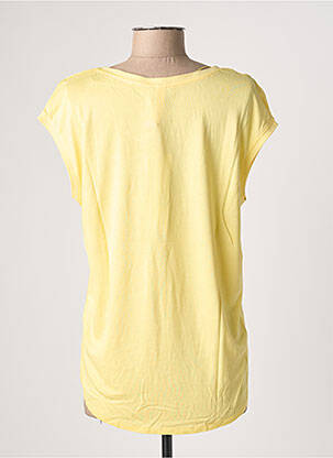 T-shirt stretch manches courtes jaune STREET ONE femme