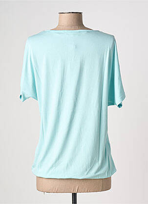 T-shirt col v manches courtes bleu STREET ONE femme