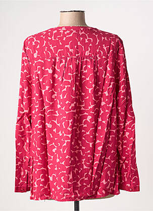 Chemisier col mao manches longues rose STREET ONE femme