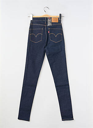 Jeans skinny tissage brut taille haute bleu LEVI'S femme