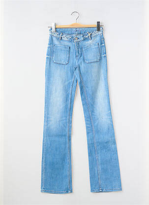 Jeans bootcut stretch taille basse bleu SCHOOL RAG femme