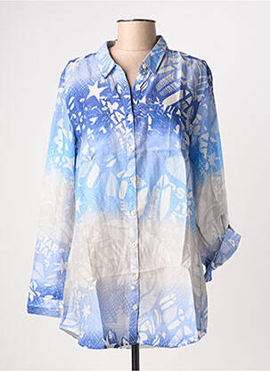 Chemisier bleu CECIL femme