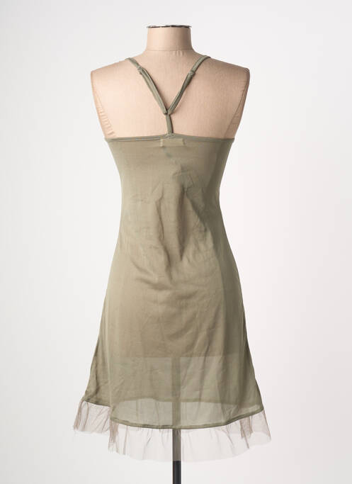 Jupon /fond de robe stretch vert MOLLY BRACKEN femme