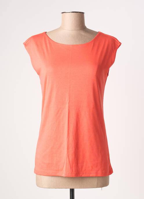 T-shirt stretch manches courtes orange STREET ONE femme