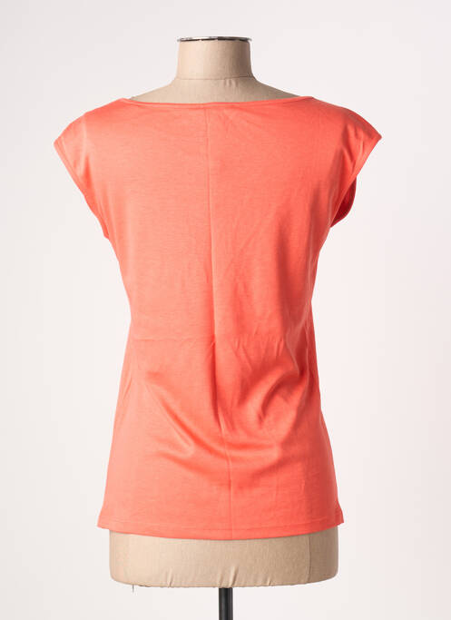 T-shirt stretch manches courtes orange STREET ONE femme