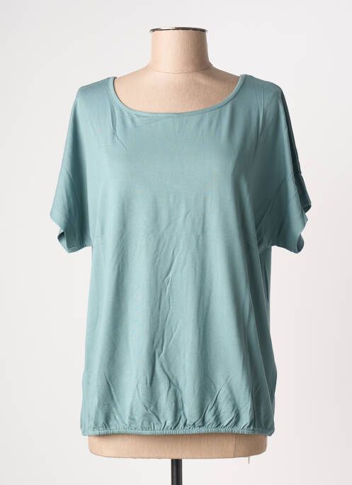 T-shirt stretch manches courtes bleu STREET ONE femme