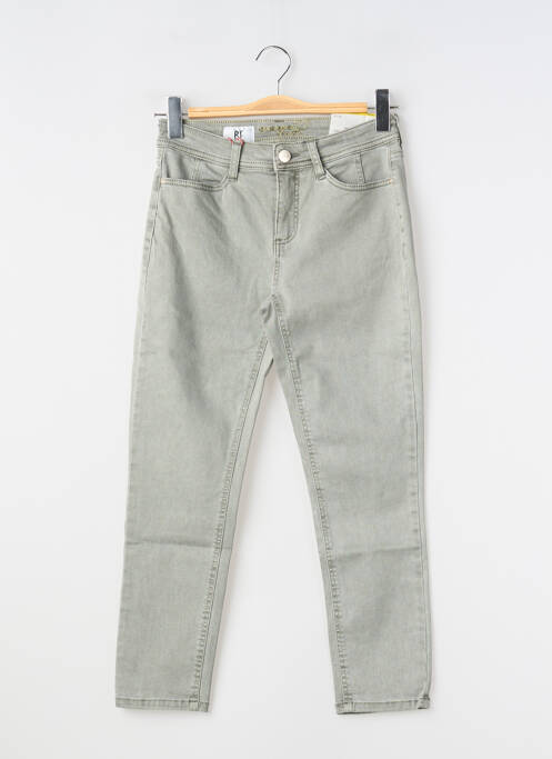 Jeans coupe slim stretch taille normale vert STREET ONE femme
