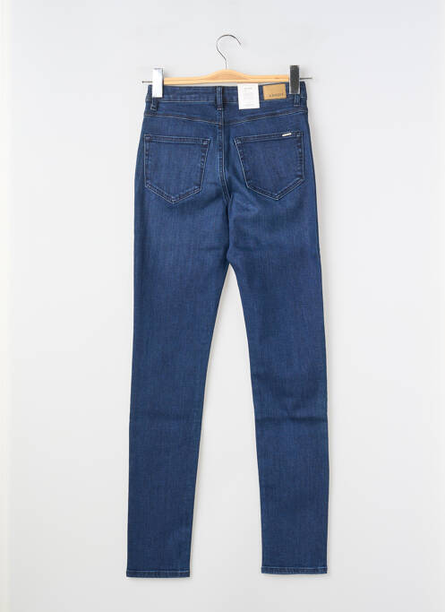 Jeans coupe slim stretch taille haute bleu KANOPE femme