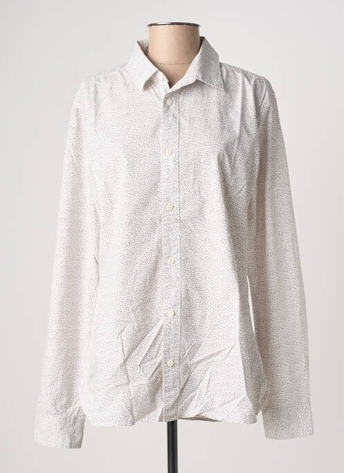 Chemisier coupe cintrée manches longues beige KILIWATCH femme