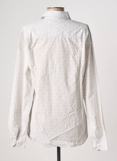 Chemisier coupe cintrée manches longues beige KILIWATCH femme
