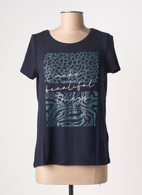 T-shirt bleu STREET ONE femme