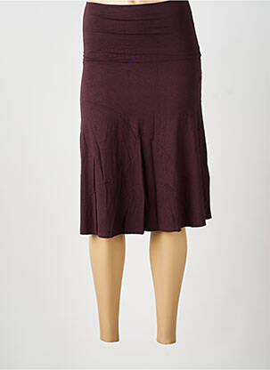 Jupe mi-longue coupe évasée rouge STREET ONE femme
