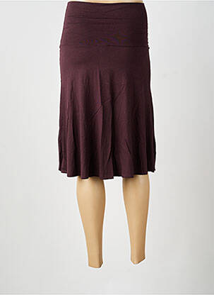 Jupe mi-longue coupe évasée rouge STREET ONE femme