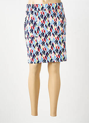 Jupe courte coupe droite bleu STREET ONE femme