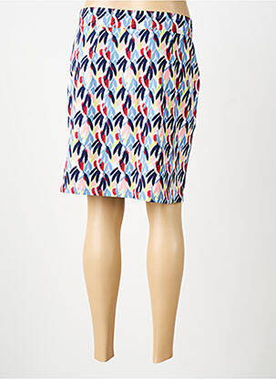 Jupe courte coupe droite bleu STREET ONE femme