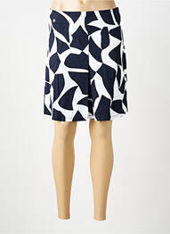 Jupe courte taille élastique bleu STREET ONE femme