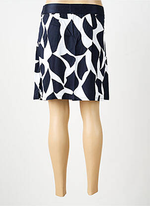Jupe courte taille élastique bleu STREET ONE femme