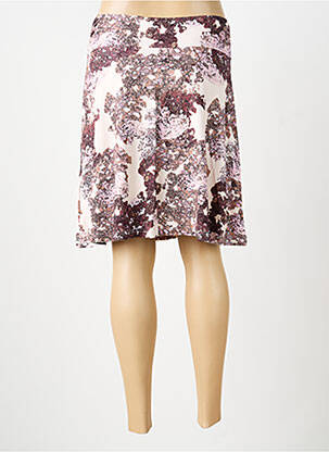 Jupe mi-longue stretch rose STREET ONE femme