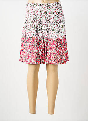 Jupe mi-longue taille à pinces rose STREET ONE femme