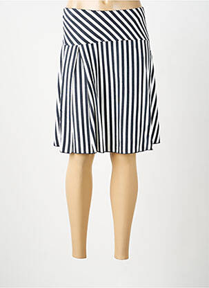Jupe mi-longue taille élastique noir STREET ONE femme