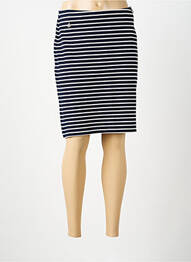 Jupe mi-longue coupe droite bleu STREET ONE femme