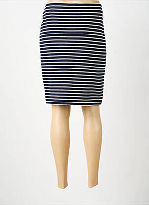 Jupe mi-longue stretch bleu STREET ONE femme
