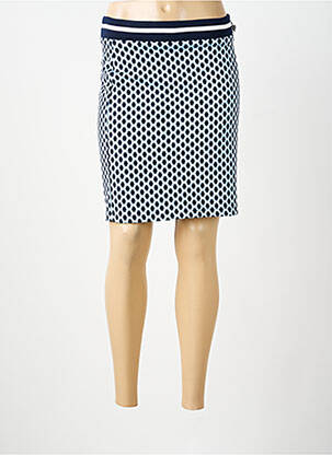 Jupe courte coupe droite bleu STREET ONE femme