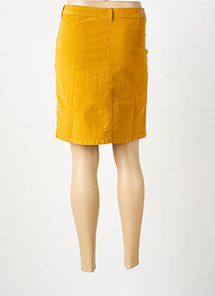 Jupe courte poches jaune KANOPE femme
