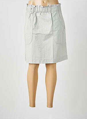 Jupe mi-longue coupe droite gris STREET ONE femme